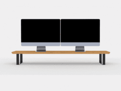 Large Desk Shelf for Dual Monitor