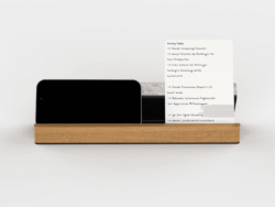 Pinora Display Bar – Wooden Display Bar for Notes, Photos & Desk Organization