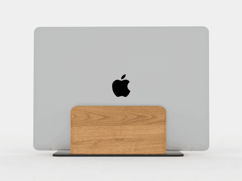 Wooden Vertical Laptop Stand