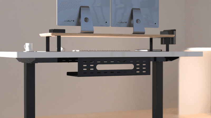 Under Desk Cable Organizer Tray