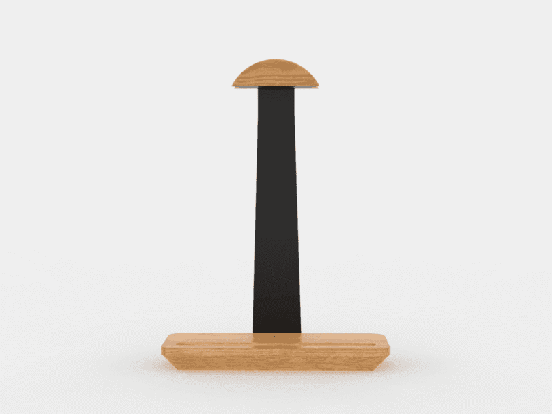 Wooden Headphone Stand