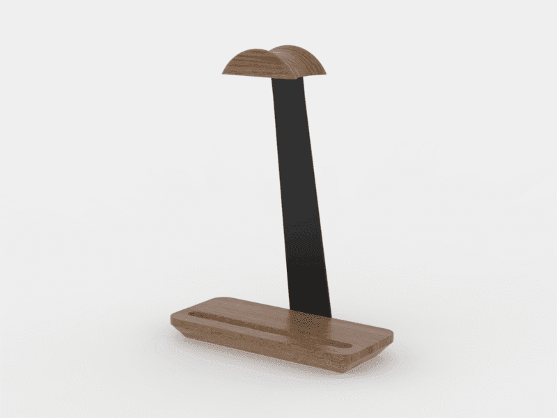 Wooden Headphone Stand