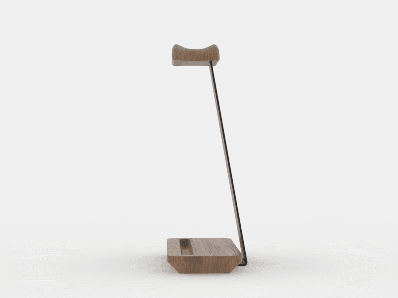 Wooden Headphone Stand