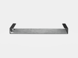 under desk metal shelf