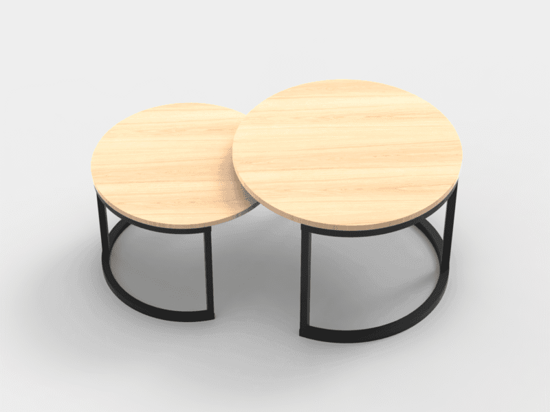 Nesting Round Coffee Table